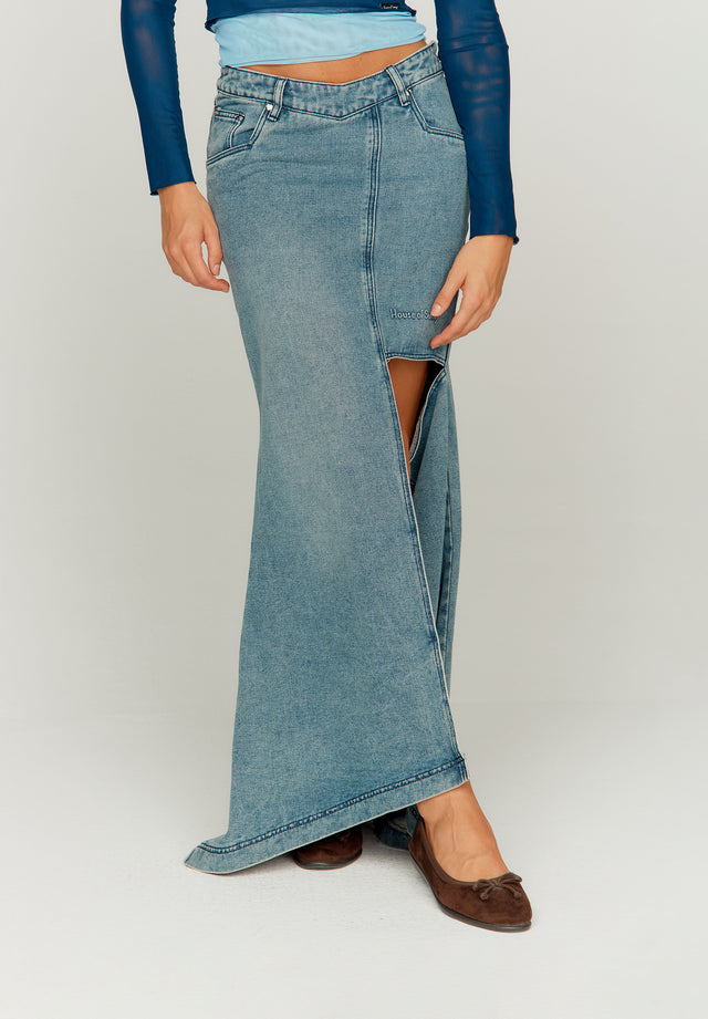 THE CASCADE DENIM SKIRT