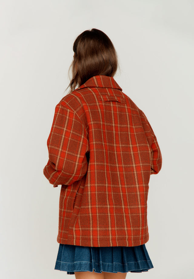 HEAVY WEIGHT PLAID OVERSHIRT