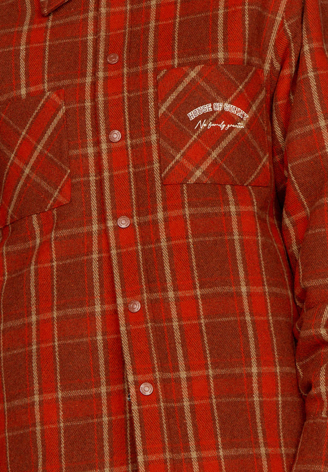 HEAVY WEIGHT PLAID OVERSHIRT