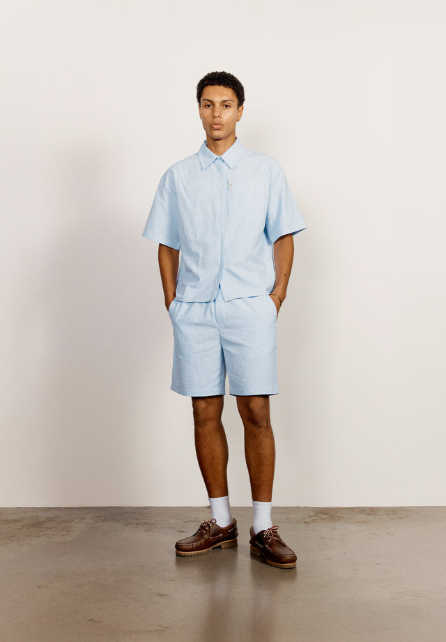 SEERSUCKER BOX FIT SHIRT