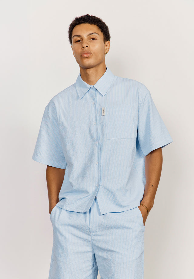 SEERSUCKER BOX FIT SHIRT