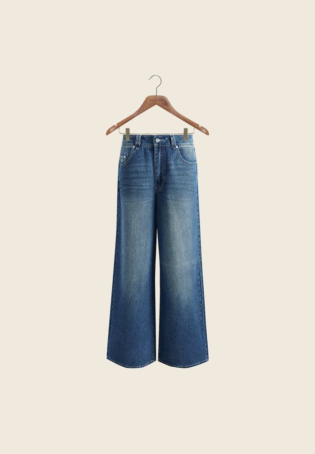 LOW RISE WIDE LEG DENIM