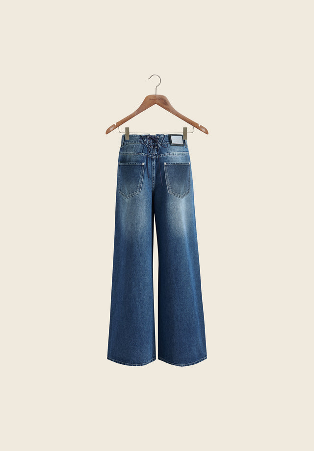 LOW RISE WIDE LEG DENIM