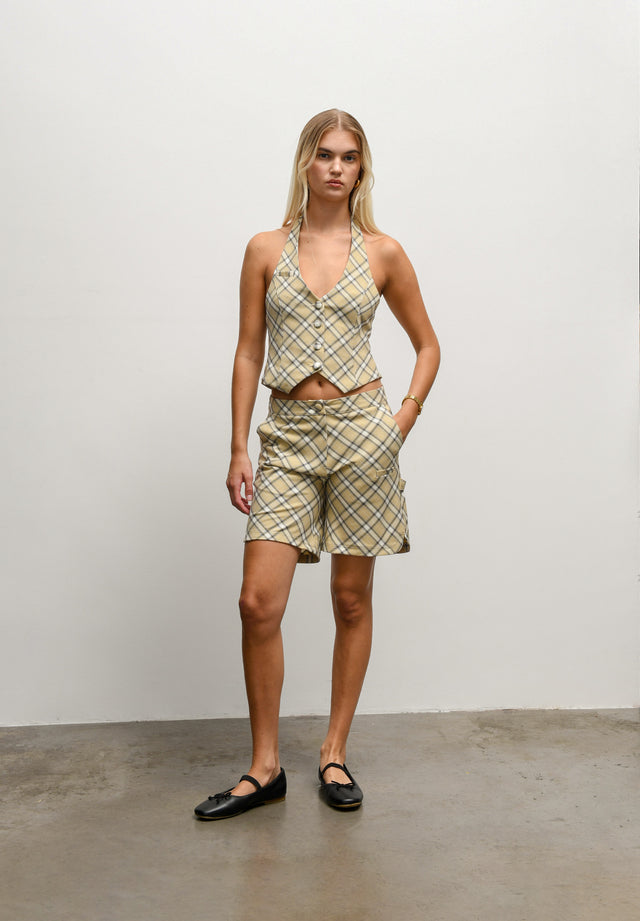 SLOANE CHECK SHORT