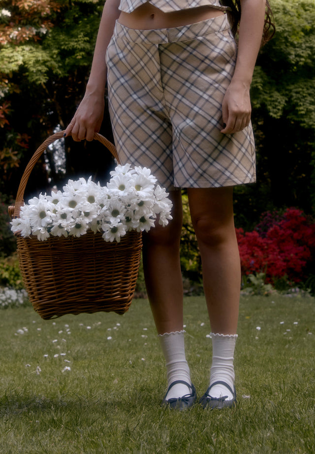 SLOANE CHECK SHORT