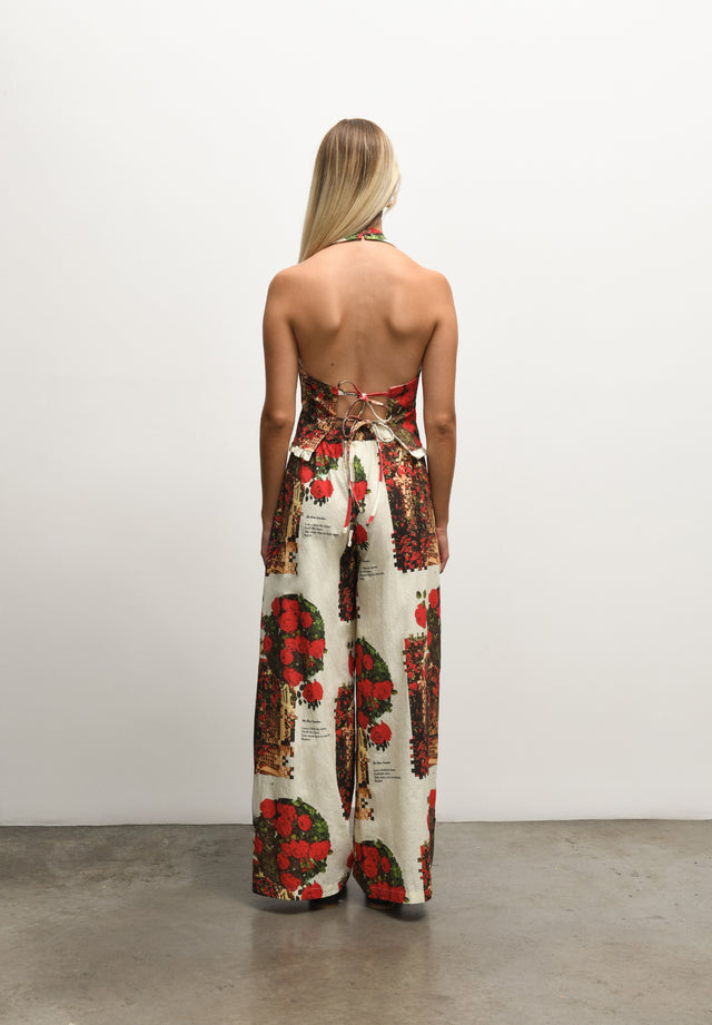 THE ROSE GARDEN COTTON PANTS