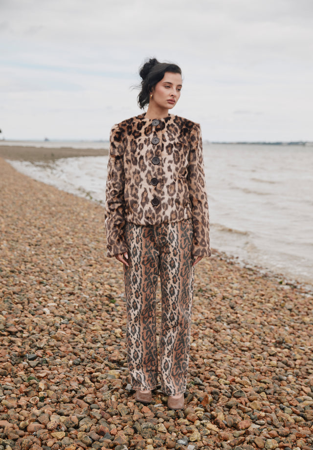 LEOPARD JESSIE DENIM