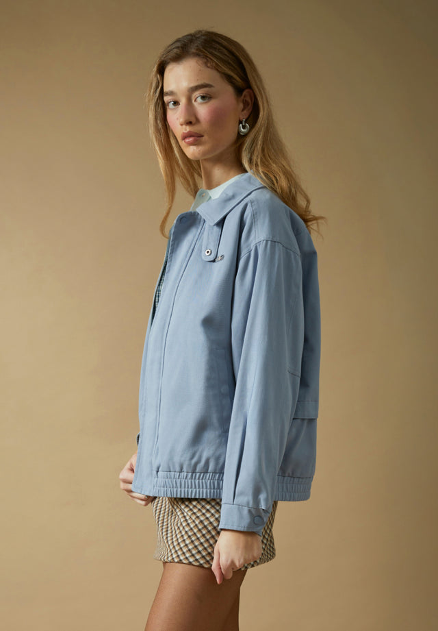 BABY CHECK HARRINGTON JACKET