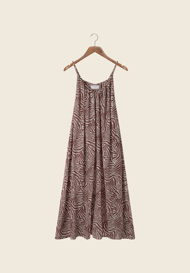 ZEBRA TRAPEZE  DRESS