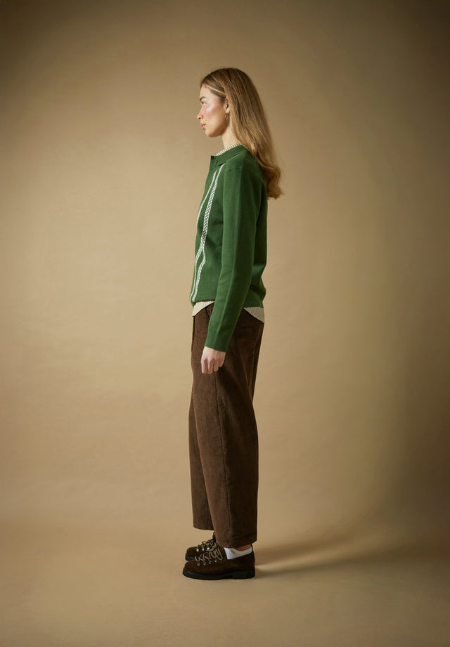 STRIPE KNITTED RUGBY SHIRT