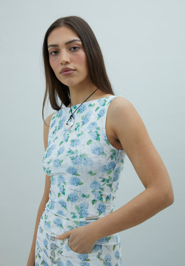 HYDRANGEA DOUBLE LAYER MESH TOP