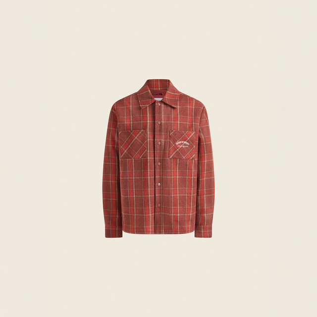 HEAVY WEIGHT PLAID OVERSHIRT