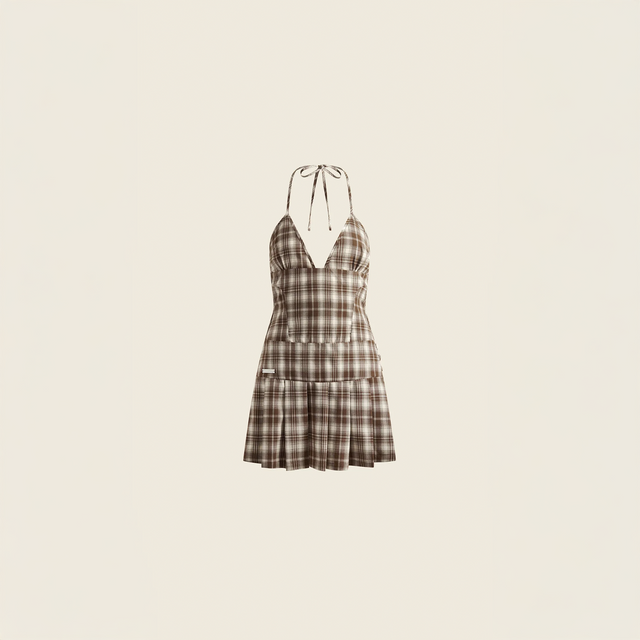 THE HOXTON CHECK DRESS